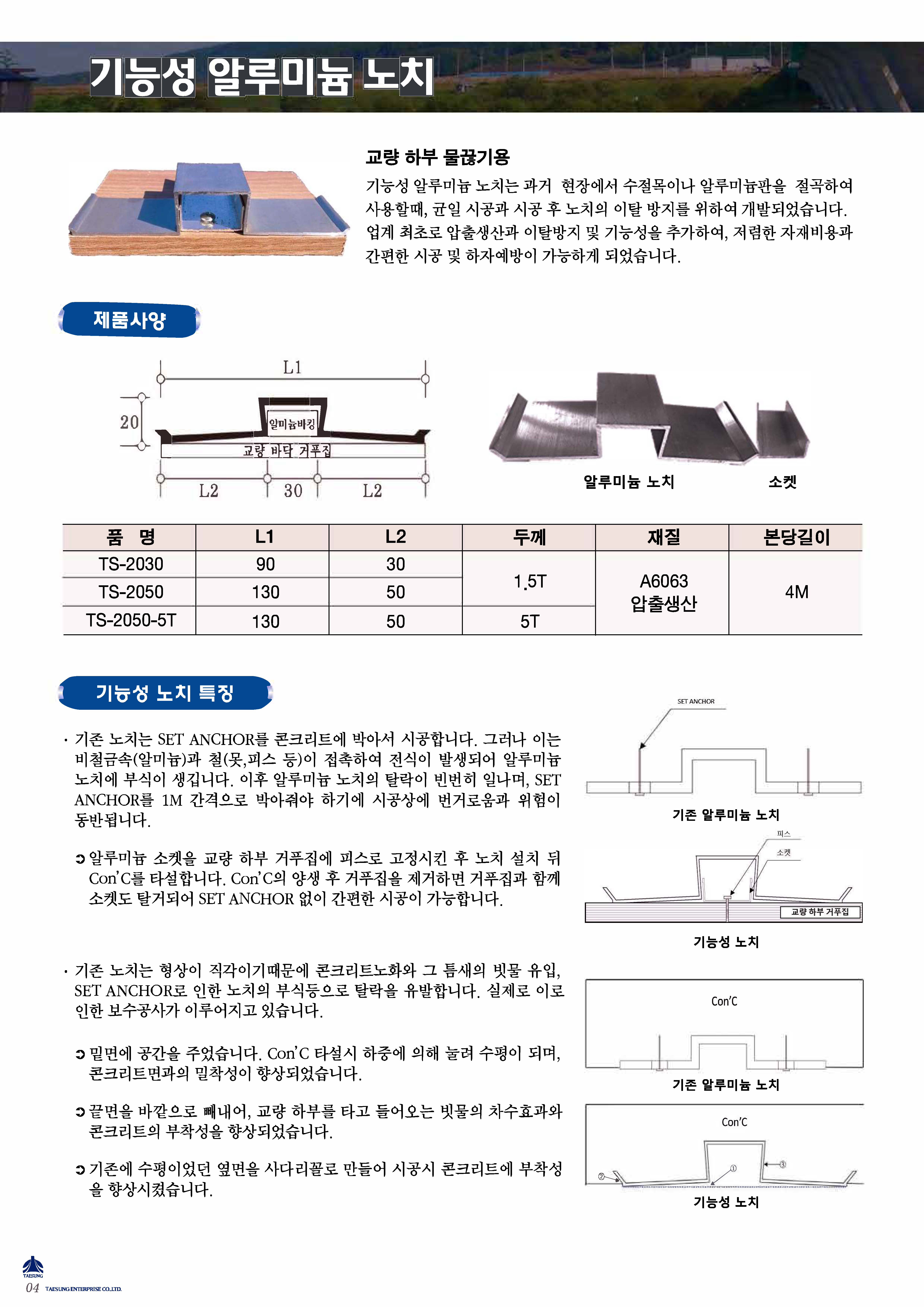 알루미늄 노치